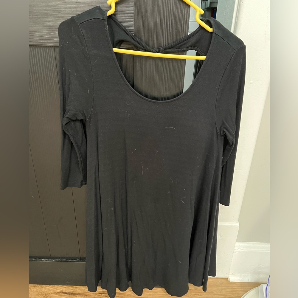 Women’s Black American Eagle Long Sleeve Dress Size Small